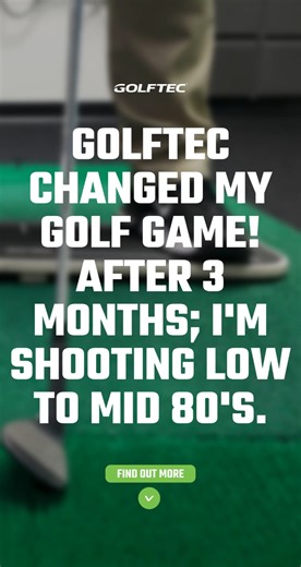In just three months, Kevin helped this golfer build confidence, consistency, and a game they’re proud of. Real coaching, real improvement, real results. 🏌️‍♂️ ⭐️⭐️⭐️⭐️⭐️ “GOLFTEC has really changed my golf game. I wasn’t very confident in my game prior to beginning my lessons with Kevin but have really improved. I was shooting low to mid 9'0s before starting and have been going for about three months and am consistently shooting low to mid 80's. Kevin has really helped me in every area of golf