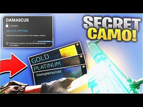 Modern Warfare: GOLD, Platinum, and DAMASCUS CAMOS How to Unlock Completionist (COD MW PS4 Gameplay)