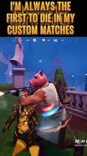 I'm always the first to die whenever we do custom matches every night #fortnitelive