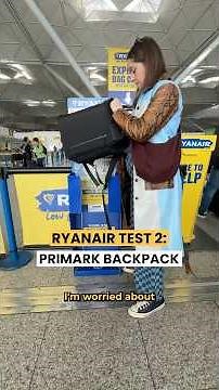 Ryanair Test 2: Primark Backpack
