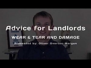 Wear and Tear or DAMAGE Differences | Advice for Landlords