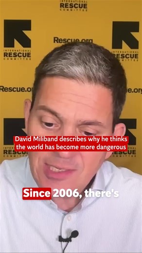 Former Foreign Secretary David Miliband sits down with The Independent's Sam Kiley to discuss challenges to global peace.