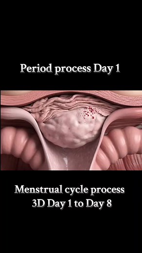 Understanding the Menstrual Cycle Process Day 1 to 8