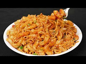 Tasty Maggi Macaroni Fusion - Ultimate Maggi Macaroni Pasta Recipe | Quick & Tasty