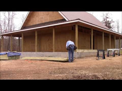Building My Own Home: Episode 52 - Framing the Porch Floor