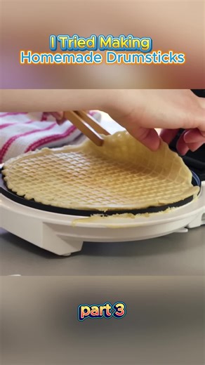 I Tried Making Homemade Drumsticks #baking #cream #cooking #chef