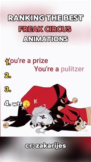 Ranking the Best Freak Circus Animations 🔥 #shorts #pierrot #animation #edit #shortsviral #viral