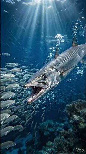 Barracuda Attack Caught on Camera 😱 | Fastest Predator in the Ocean!