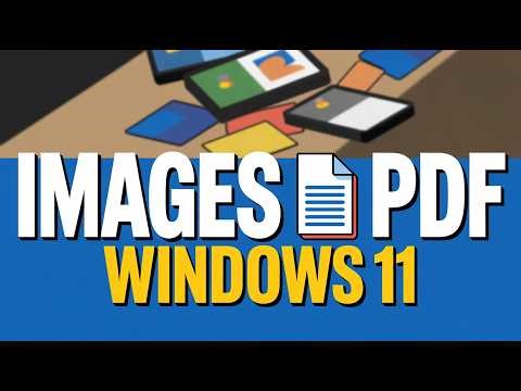 How to Convert Images to PDF in Windows 11 Pc or Laptop