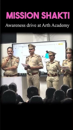 Mission Shakti 5.0 | UP Police Awareness Drive at Arth Academy | Women Safety & Cyber Awareness