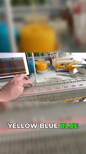 Machine knitting color technique that actually works #colorwork #tutorial