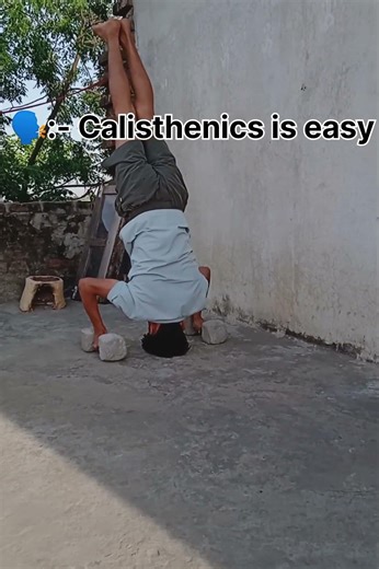 🗣️:- Calisthenics is easy? #calisthenics #pushpullworkout #fitness