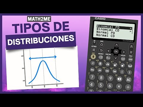 Tipos de distribuciones de Probabilidad en tu calculadora Classwiz