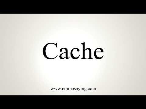 How To Pronounce Cache