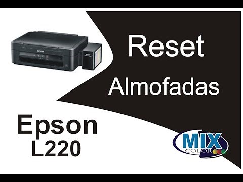 Reset Impressora Epson L220 Gratuito - luzes piscando da almofada