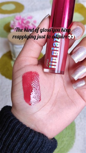 Nykaa Lip Glaze Lip Oil- Raspberry Ganache✨ Glossy, juicy lips with the perfect shine 💋