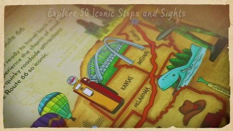 ColorIt Route 66 Adult Coloring Book, 50 Iconic Stops, Sights, and Signs Along America’s Main Street, Printed on Thick Paper with Spiral Binding, Hardback Book Cover, Perforated Edges, and Ink Blotter