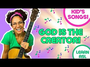 God is the Creator - Bible Learning Song for Littles, Toddlers & Kids!
