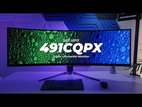 49” monitor w/ 240Hz refresh rate 🔥MSI MPG 491CQPX QD-OLED