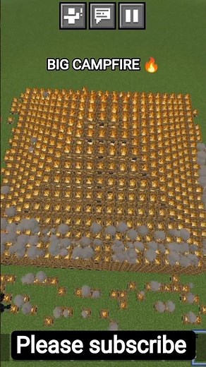 How to Make a BIG Campfire in Minecraft