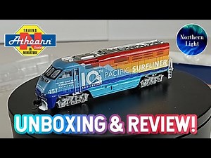 *RARE* Athearn N Scale Amtrak Pacific Surfliner 10th Anniversary F59PHI | UNBOXING & REVIEW