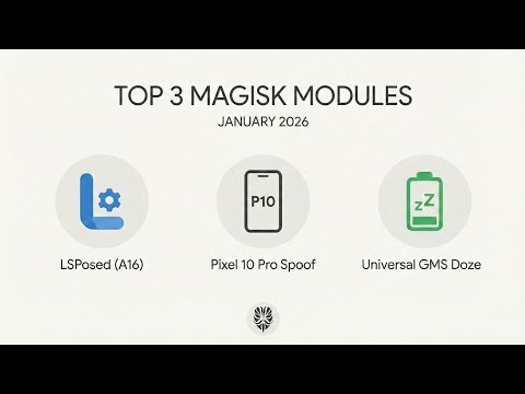 Top 3 Magisk Modules January 2026 🛠️ | Android 16 Support & Pixel 10 Pro Spoof! 🔥
