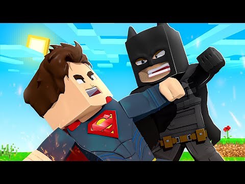 BATMAN vs SUPERMAN in Minecraft....