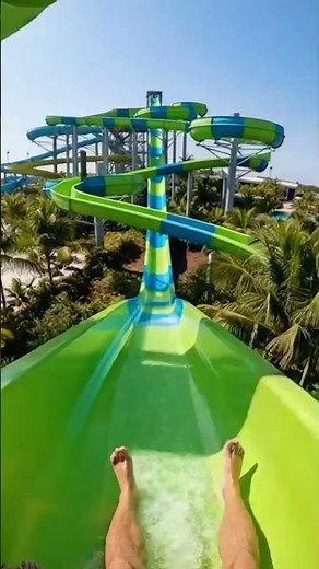 Riding a Massive Water Slide from the Top | Ultimate Water Park Experience 💦