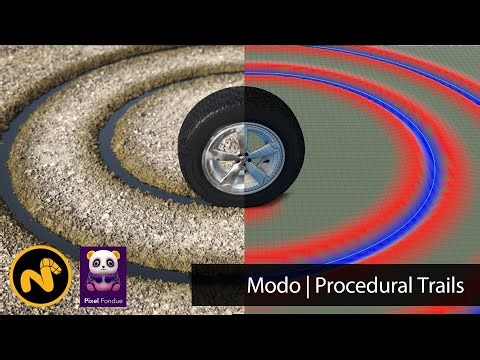 Procedural Trails in Modo
