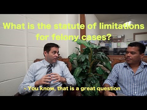 Murder, Sex Assault, Felonies, and Misdemeanors - Statute of limitations explained - Hawaii Law
