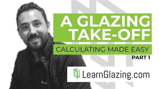 Storefront Take-off lesson part 1 - Components | LearnGlazing.com