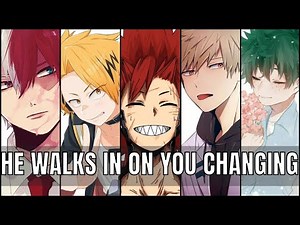 He walks in on you changing | bnha x Listener | MHA ASMR