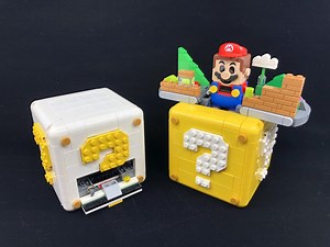 LEGO MOC-93671 Mini Mario question block (Super Mario 2021)