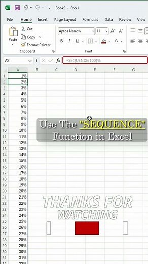 How to Use SEQUENCE Function in Excel | Auto Number Rows Instantly | SEQUENCE Function Tutorial