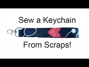 Sew a Keychain from Scraps