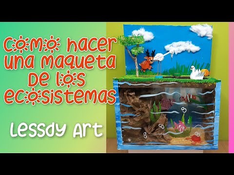 HOW TO MAKE A MODEL OF AQUATIC AND TERRESTRIAL ECOSYSTEMS