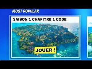 CODE MAP SAISON 1 CHAPITRE 1 FORTNITE (Créatif 2.0)