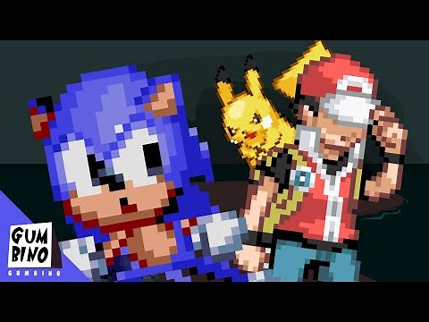 Sonic Pokemon Battle : Red vs Sonic