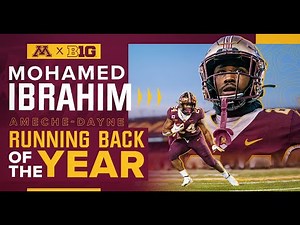 Gophers' RB Mohamed Ibrahim Highlights: 2020 B1G Running Back of the Year