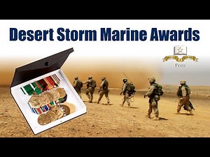 U.S. Marine Corps Desert Storm Veterans' Awards, Medals, Ribbons, Unit Awards, Insignia & Displays.