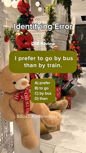 1.9K views · 3 comments | English Activity #identifyingerror #English #englishlearning #englishgrammar #Education #practice #quiz #question #learning #challenge #civilserviceexam #civilservice #CSCreview #CSCexam #reelsvideoシ #reelsviralシ #reelsfbシ #reelschallenge #everyonefollowers #everyonehighlights #highlightseveryone #everyonehighlightsfollowers #fblifestyle #knowledge #boostknowledgepower | BoosT.KnowledgePower | Facebook