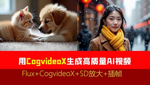 CogvideoX生成高质量AI视频
