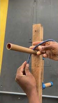 Truque do tensor de varal com tubo de PVC #ObraSC #SoluçãoCriativa #TruqueFácil