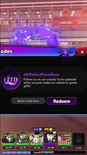 Universal Tower Defense (UTD)Code:ThousundsOfCodes!