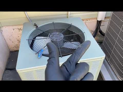 Rheem Central AC Not Cooling - Condenser Fan Motor Not Working
