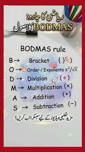 BODMAS Rule Explained | Order of Operations Made Easy | Math Tricks