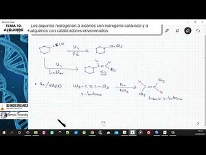TEMA 10. ALQUINOS | 10.5. HIDROGENACIÓN Y REDUCCIÓN MONOELECTRÓNICA