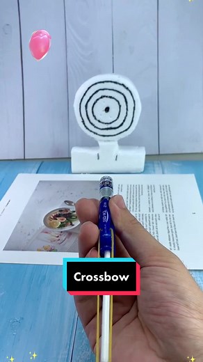 DIY Handmade Crossbow with Pen | Creative Parenting Ideas