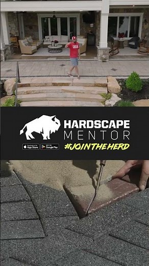 We teach you how to build paver patios and more! #landscaping #hardscaping #paverpatio
