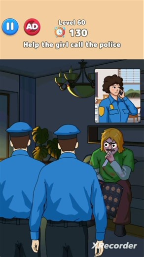 Helping the girl call police 👮‍♂️🚓#4k #games #funny